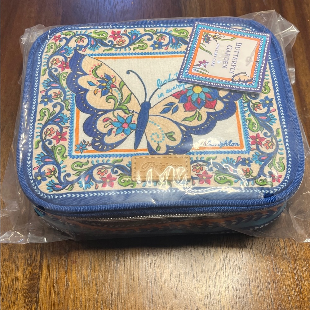 Brighton Butterfly Garden Travel Jewelry Case Box - Brand New with Tags